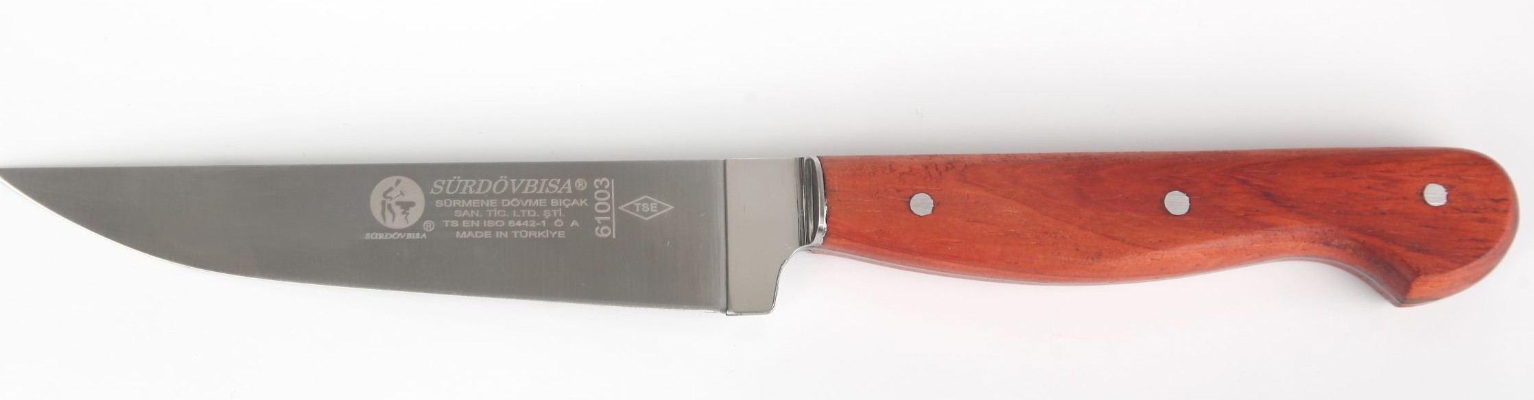 SÜRDÖVBİSAE61003 Ahşap Sap KASAP Mutfak Bıçağı